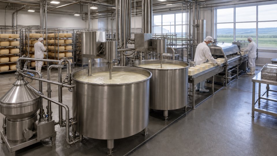 Peynir ve süt bileşenleri fabrikası