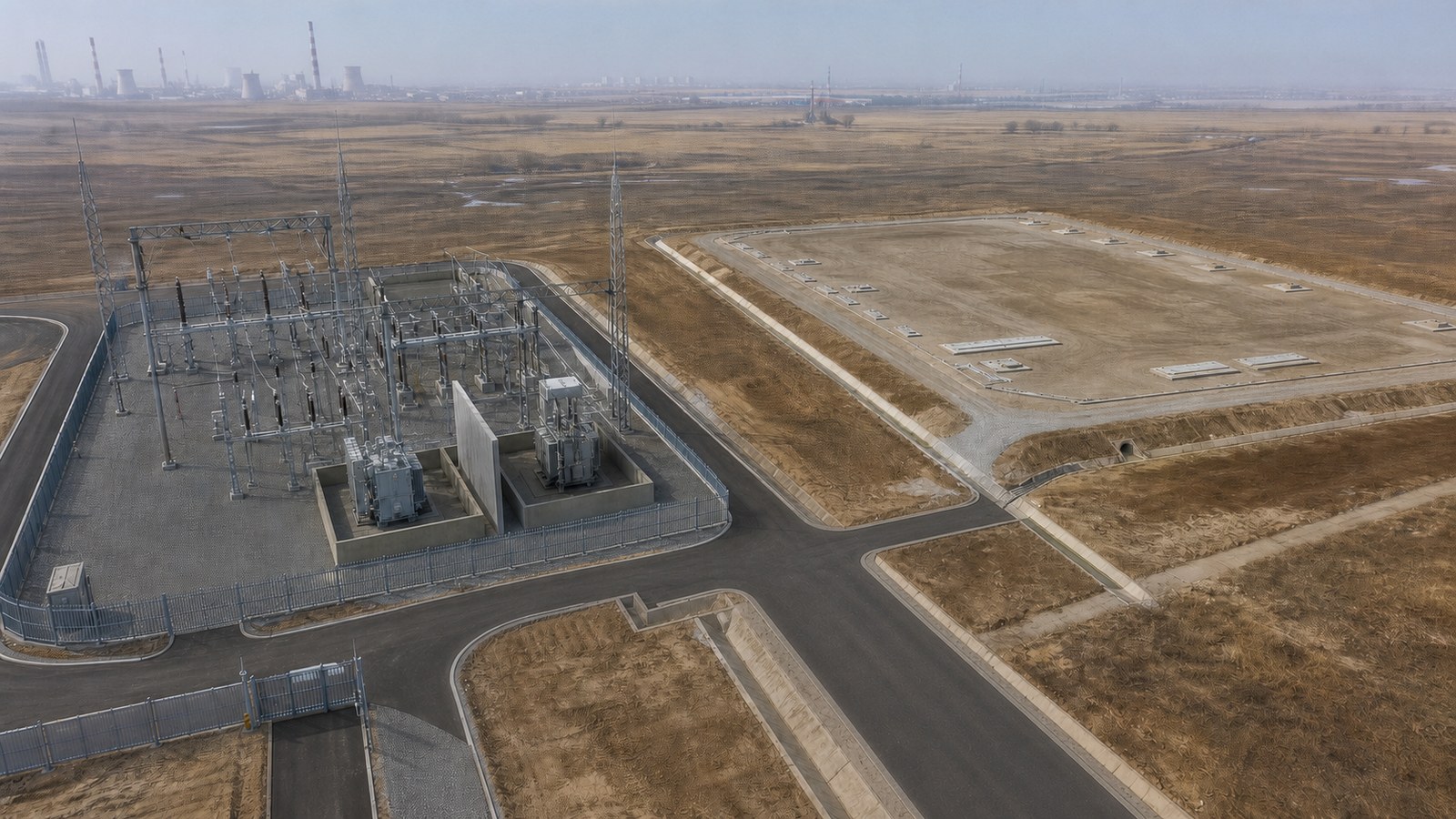 Ekibastuz’da veri merkezleri için enerji altyapısı hazır saha