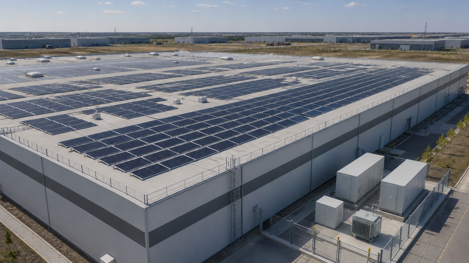 Depolar için dağıtık güneş enerjisi üretimi ve depolama
