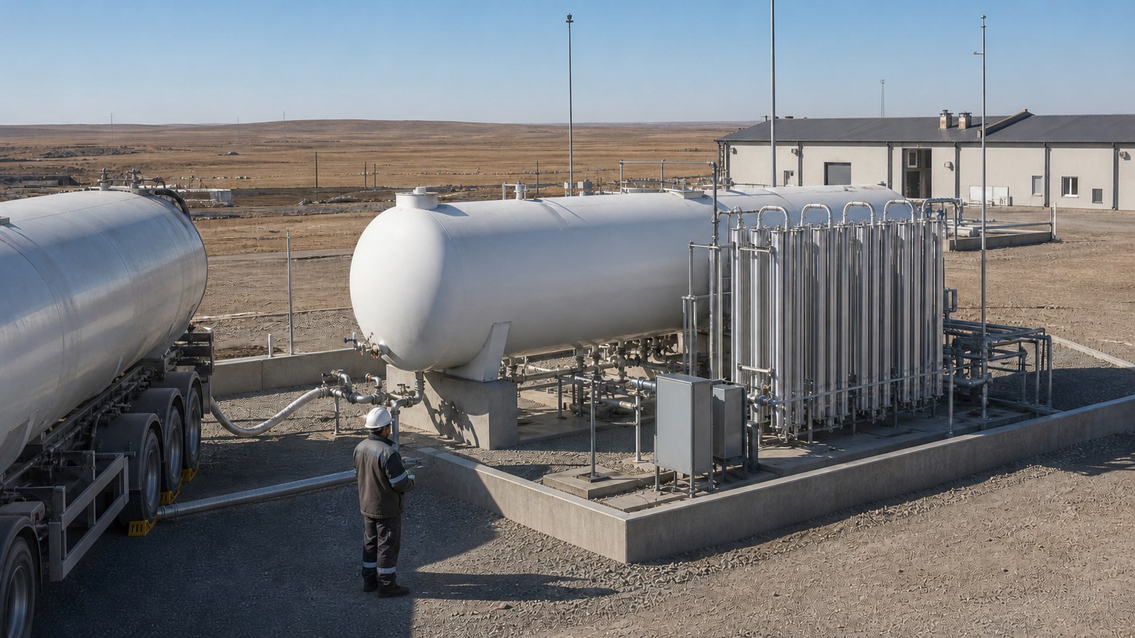 Uzak bir sanayi kümesi için LNG veya CNG ile enerji tedariki