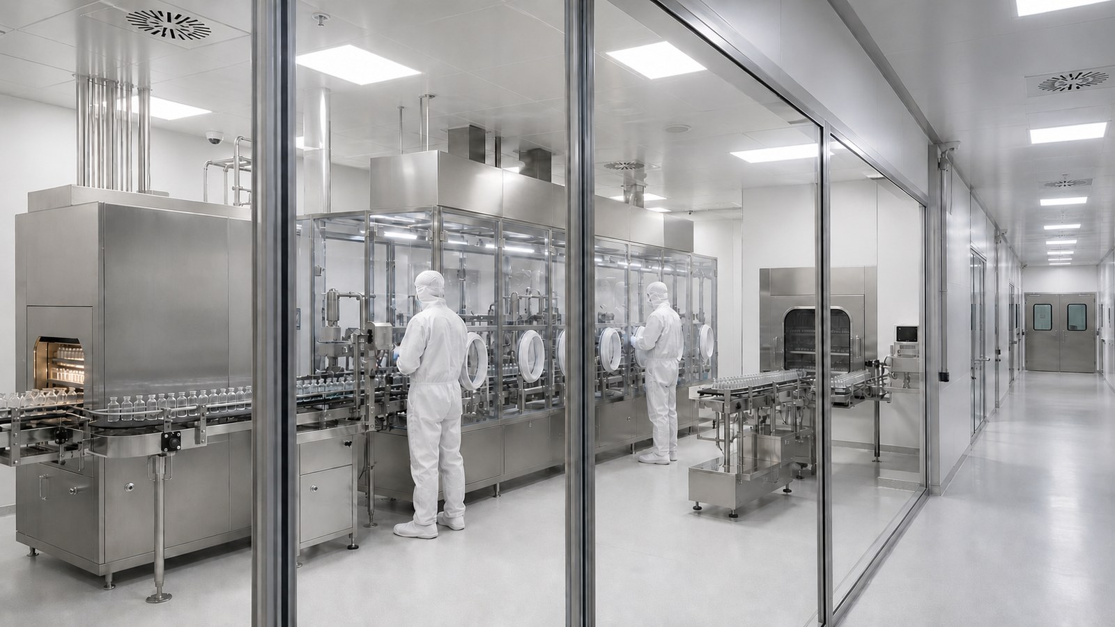 Steril enjeksiyonluk ilaç fabrikası