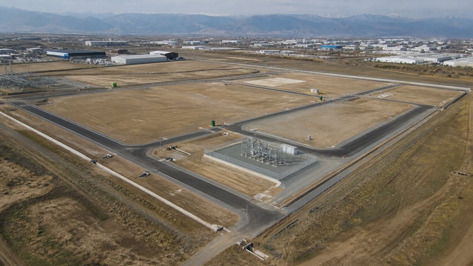 Uluslararası bir üretici için hazırlanmış sanayi sahası