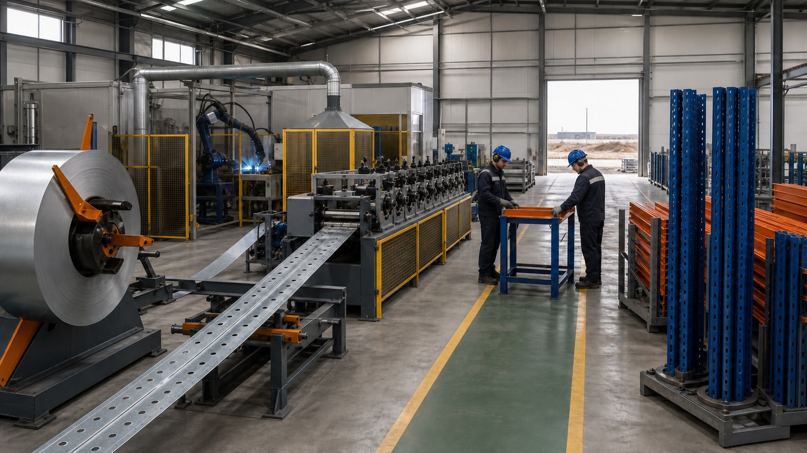 Depo sistemleri ve yapısal çelik fabrikası
