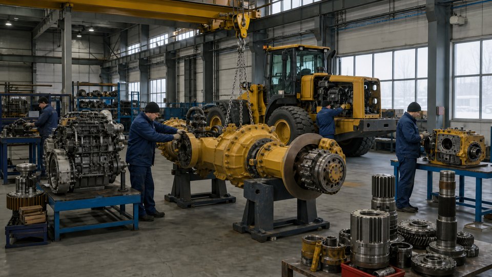 Madencilik ve inşaat ekipmanları yeniden imalat merkezi