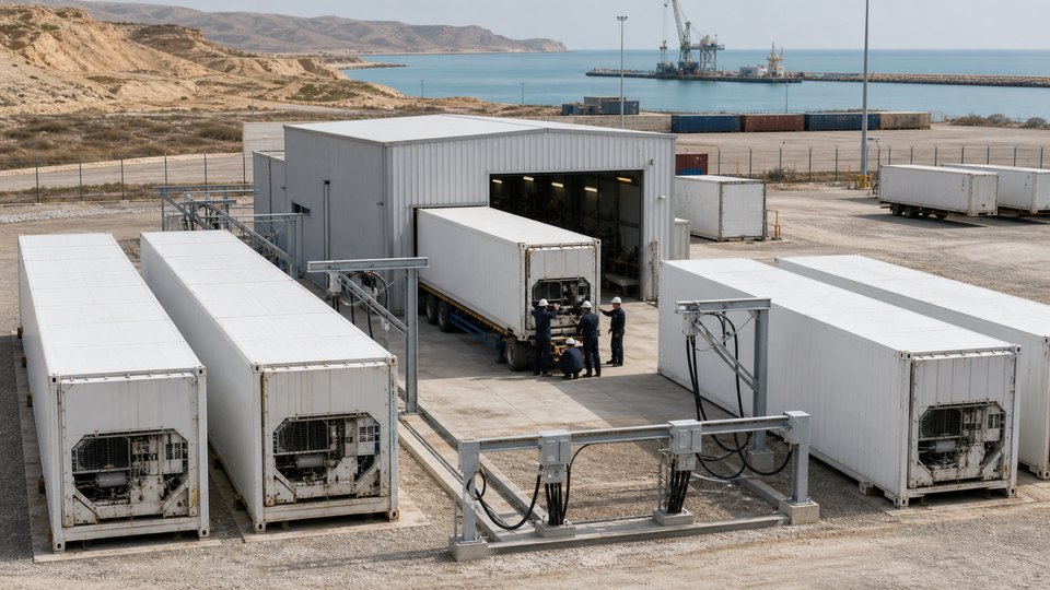 Aktau–Kurık yakınında soğuk zincir konsolidasyonu ve frigorifik konteyner hizmeti
