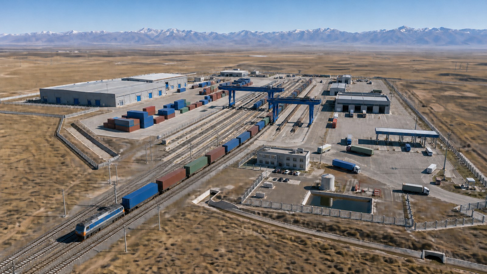 Büyük intermodal kuru liman