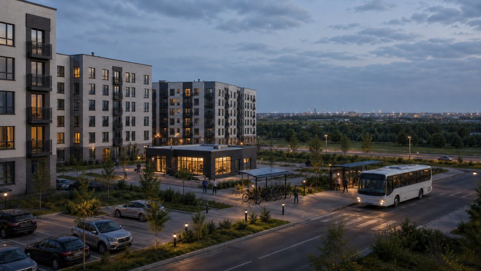 Sanayi bölgesi çalışanları için hizmet sunulan kiralık konut