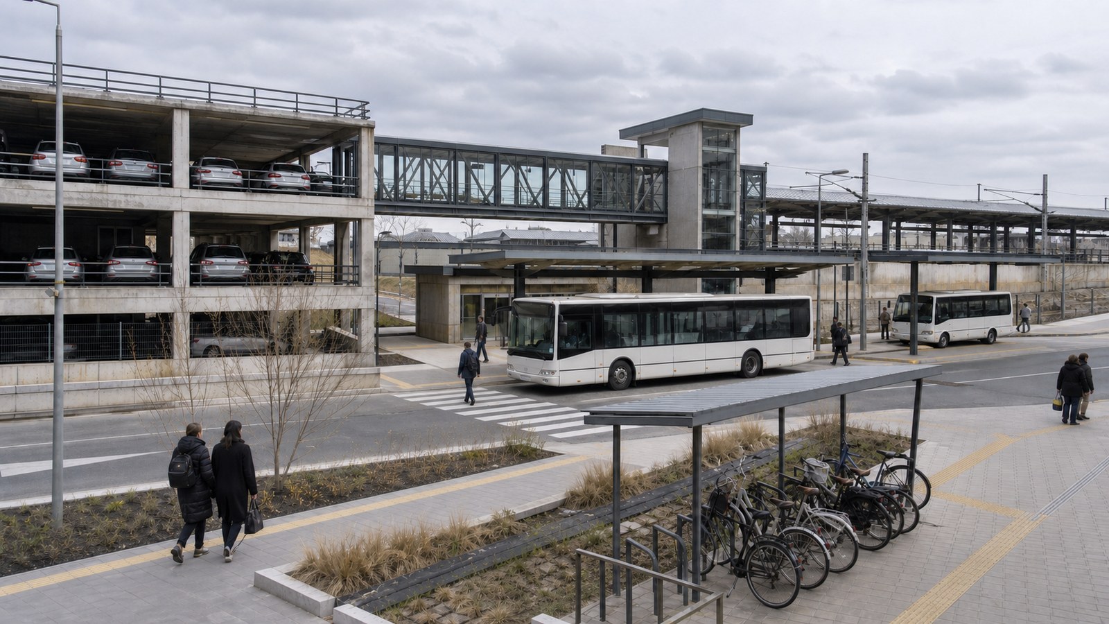 Ulaşım aktarma noktalarında otopark ve hareketlilik merkezleri